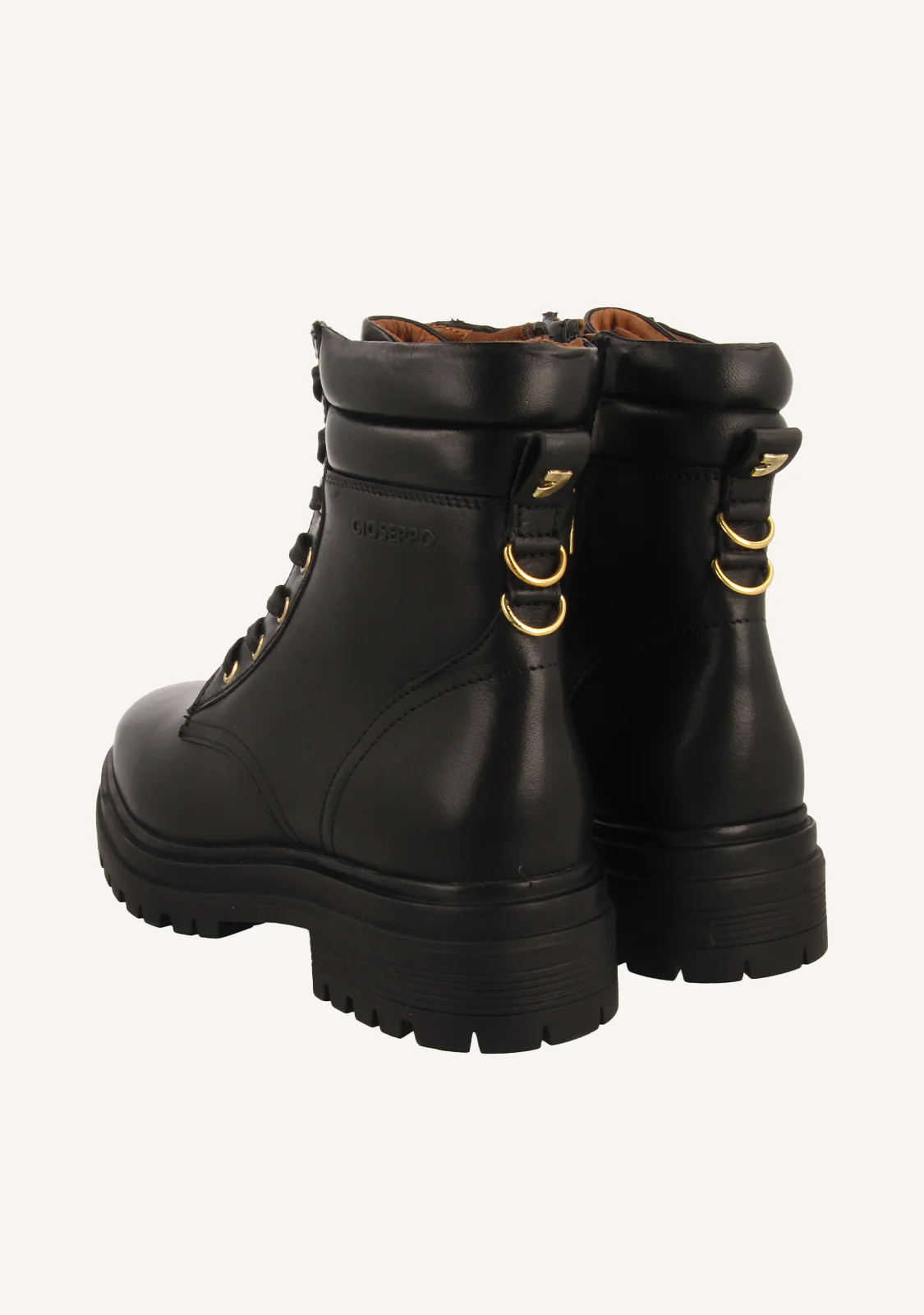 MILITARY STYLE LEATHER BOOTS WITH TRACK SOLE BERKSHIRE - Image 5