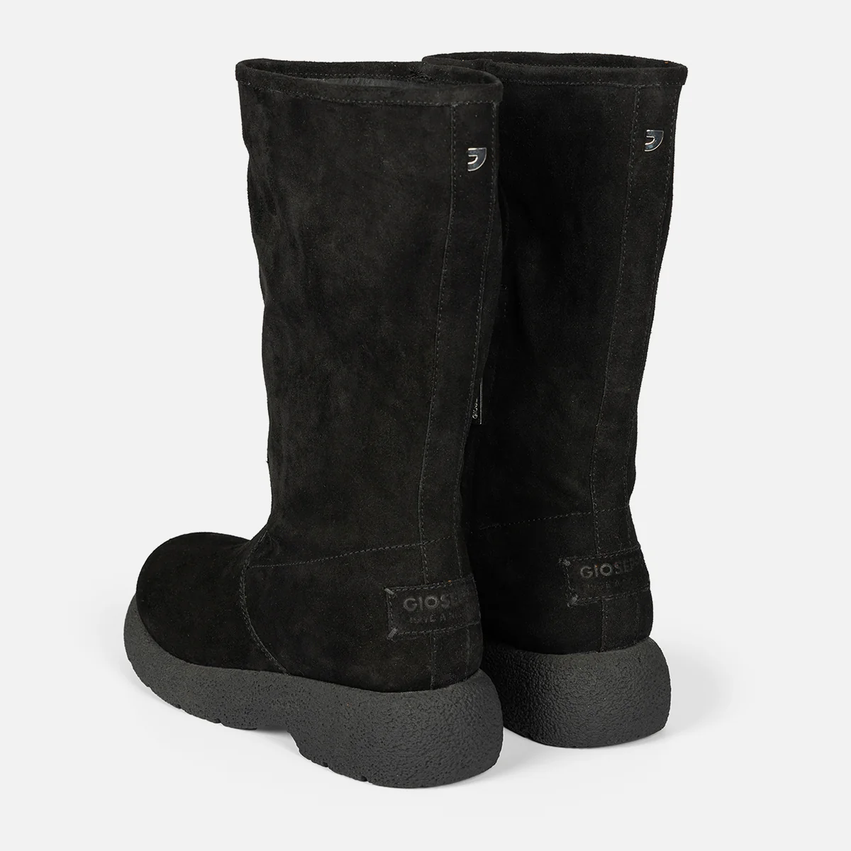 MULTI-POSITION LEATHER SUEDE BOOTS WITH FUR KOSSEN - Image 4