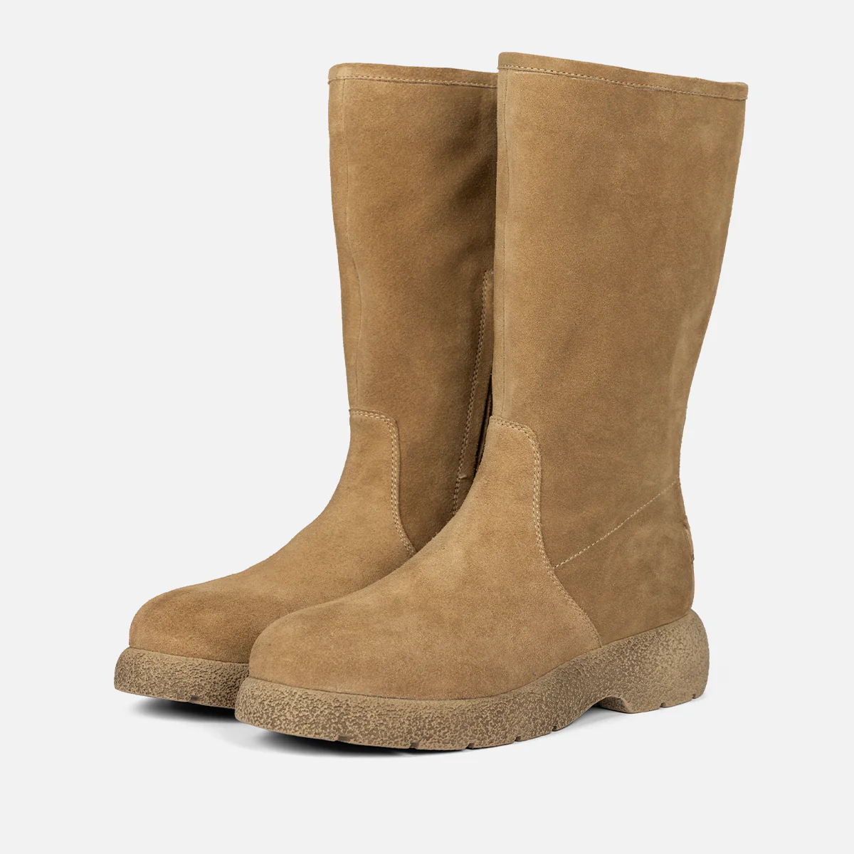 MULTI-POSITION LEATHER SUEDE BOOTS WITH FUR KOSSEN - Image 2