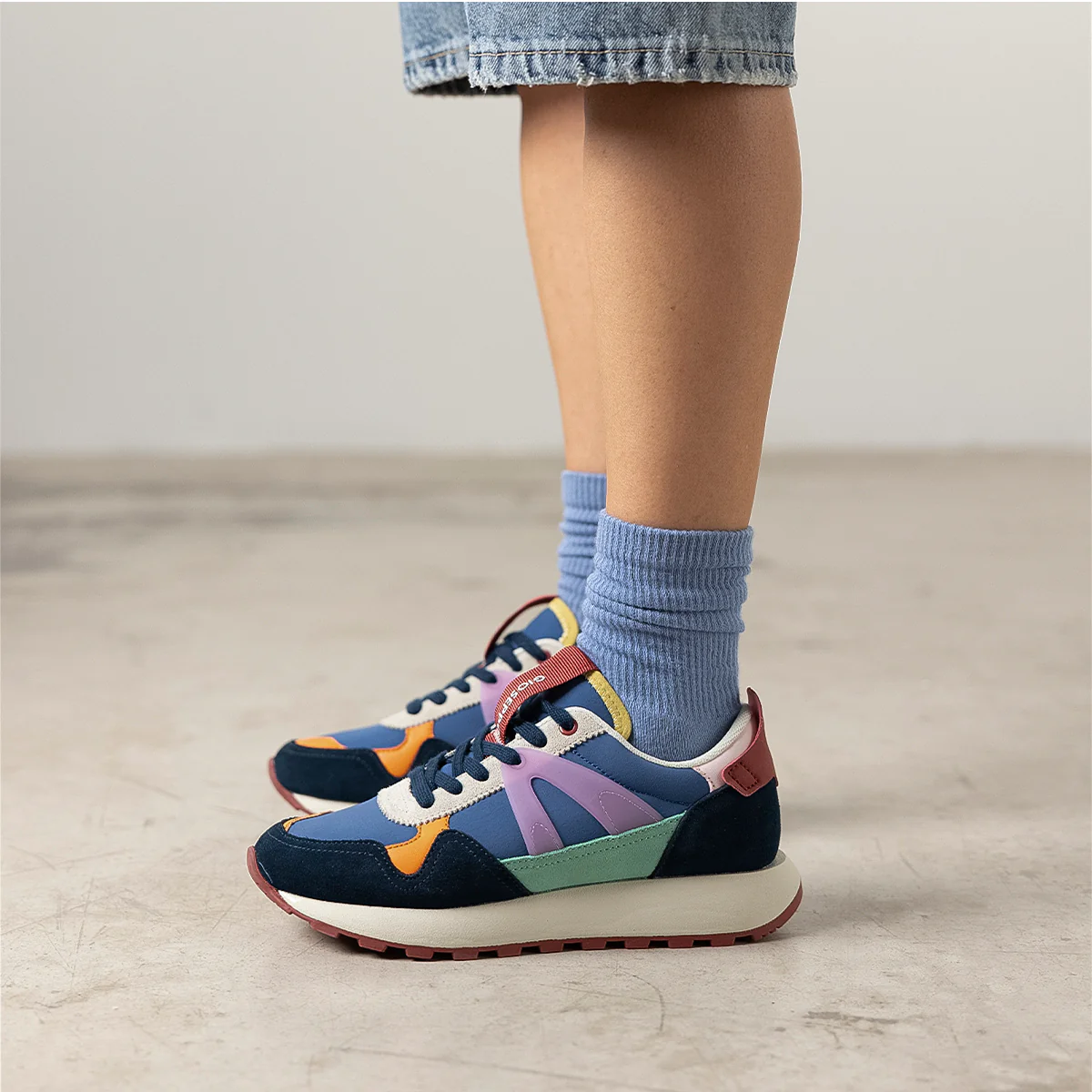 MULTICOLOUR LEATHER SNEAKERS VESTAL - Image 5