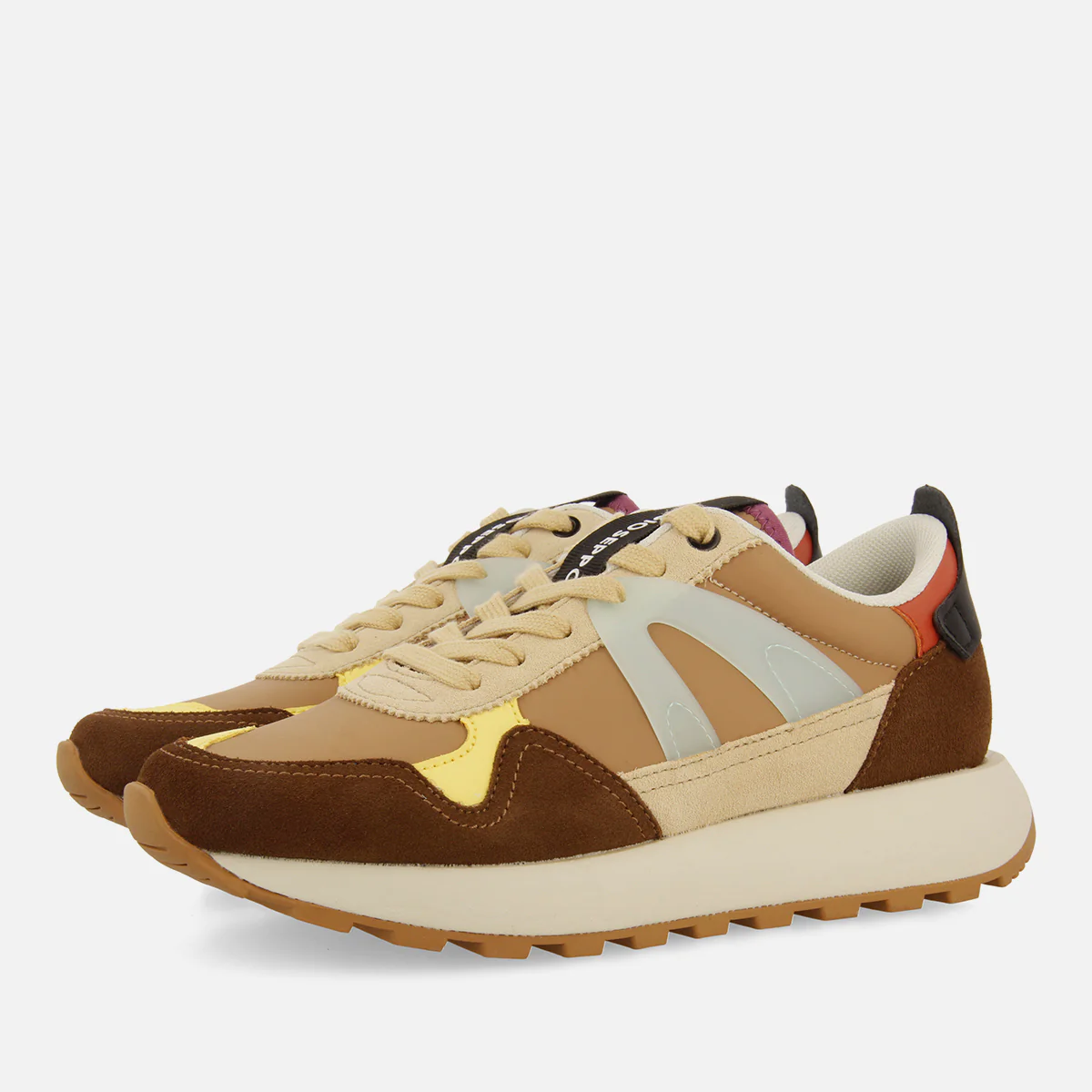 MULTICOLOUR LEATHER SNEAKERS VESTAL - Image 2