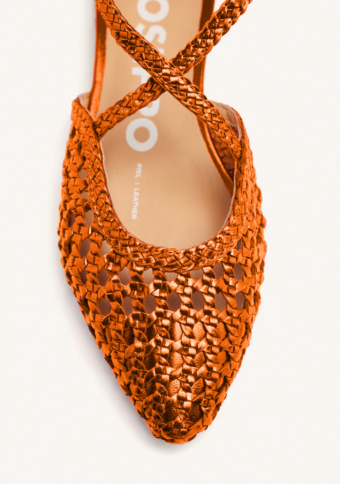BRAIDED LEATHER BALLET FLATS LESKOVIC - Image 3