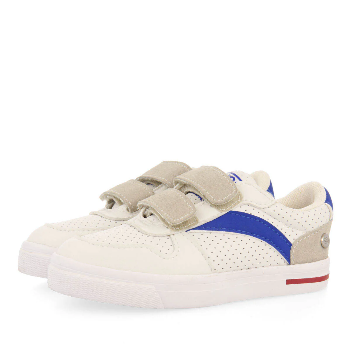 Nezel boys blue sneakers with adjustable strap - Image 2