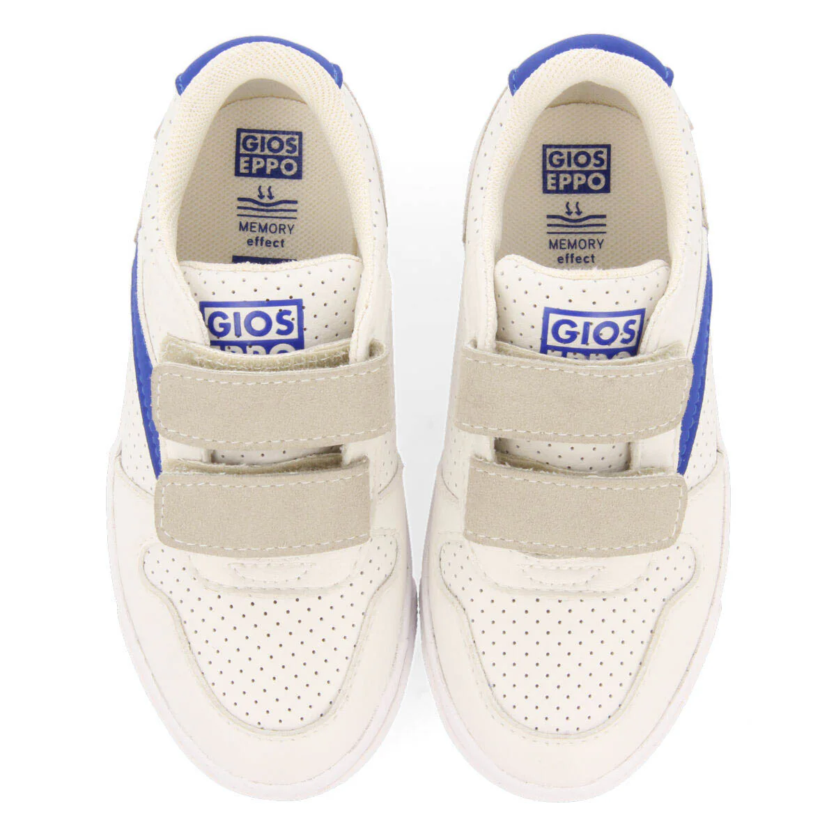 Nezel boys blue sneakers with adjustable strap - Image 3