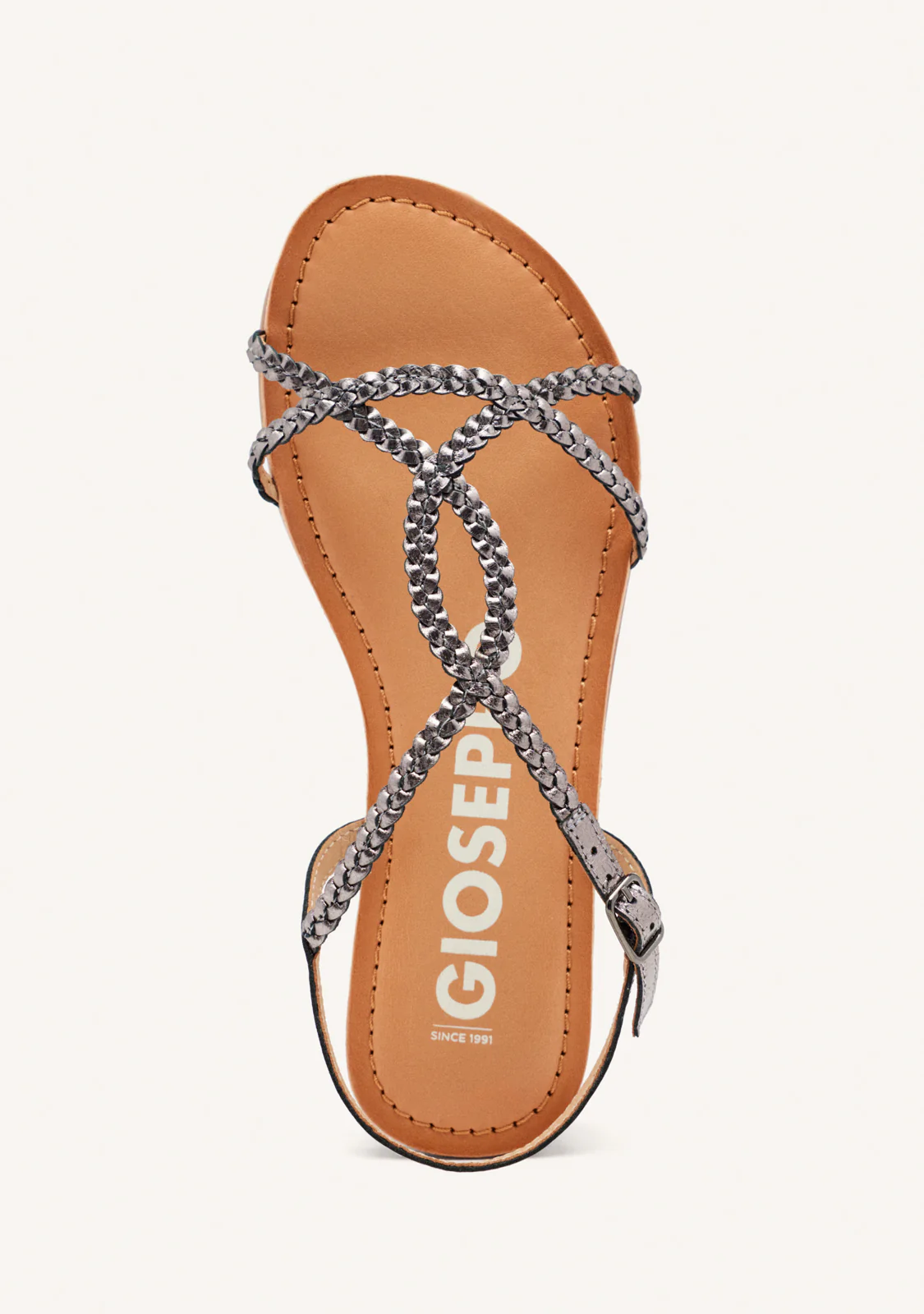 BRAIDED LEATHER SANDALS NIOAQUE - Image 3