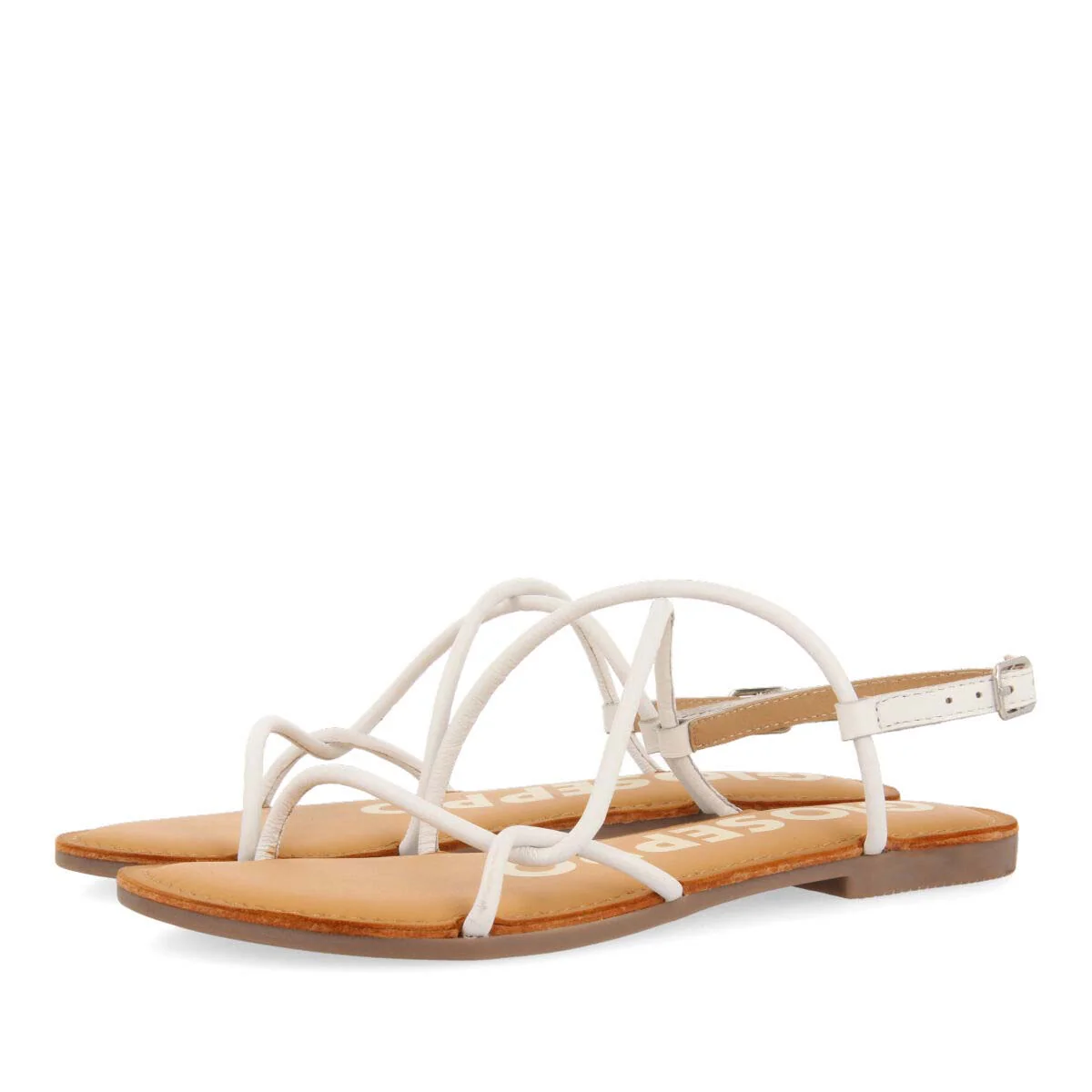 OFF WHITE SANDALS WITH THIN STRAPS FOR WOMAN GUIRA - Image 2