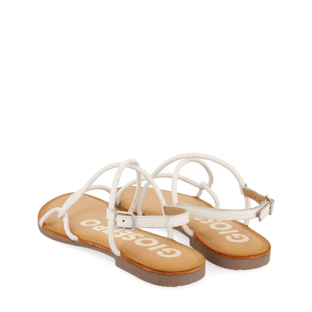 OFF WHITE SANDALS WITH THIN STRAPS FOR WOMAN GUIRA - Image 4