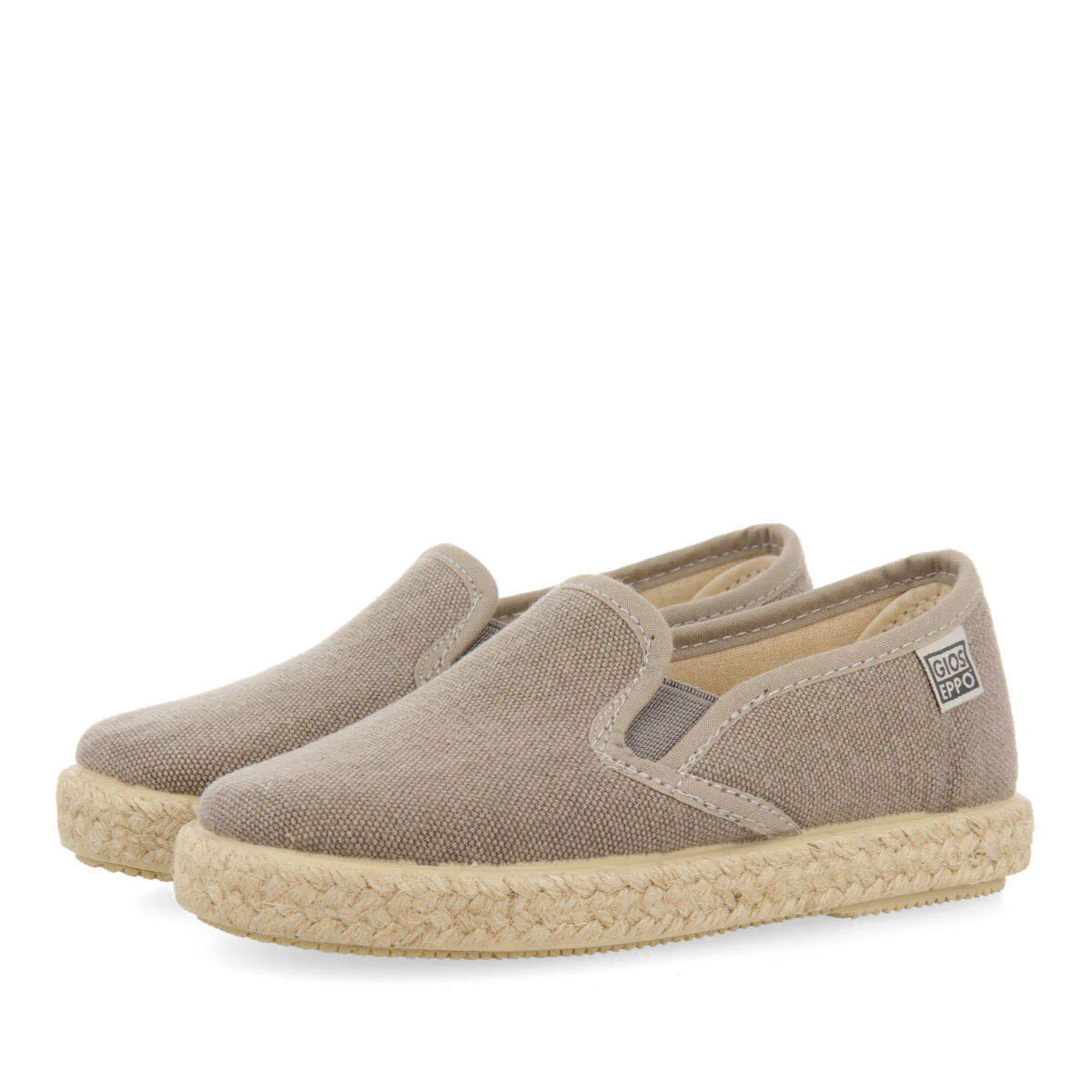 Orizaba babies grey espadrilles with side elastics - Image 2