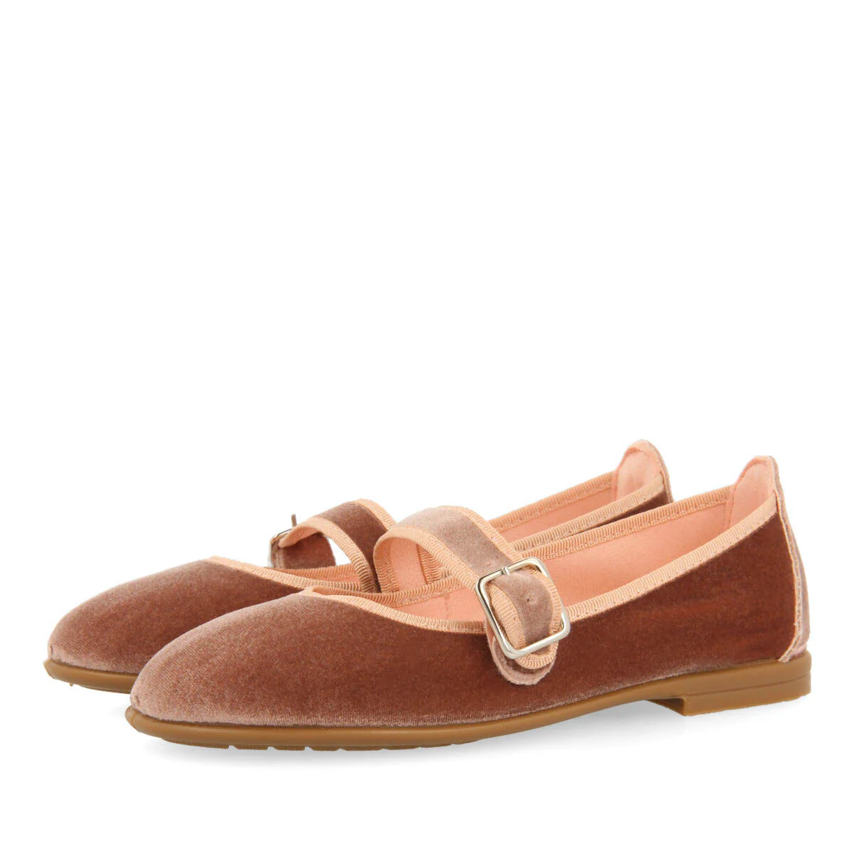 Ossiach girls' pink velvet mary janes - Image 2