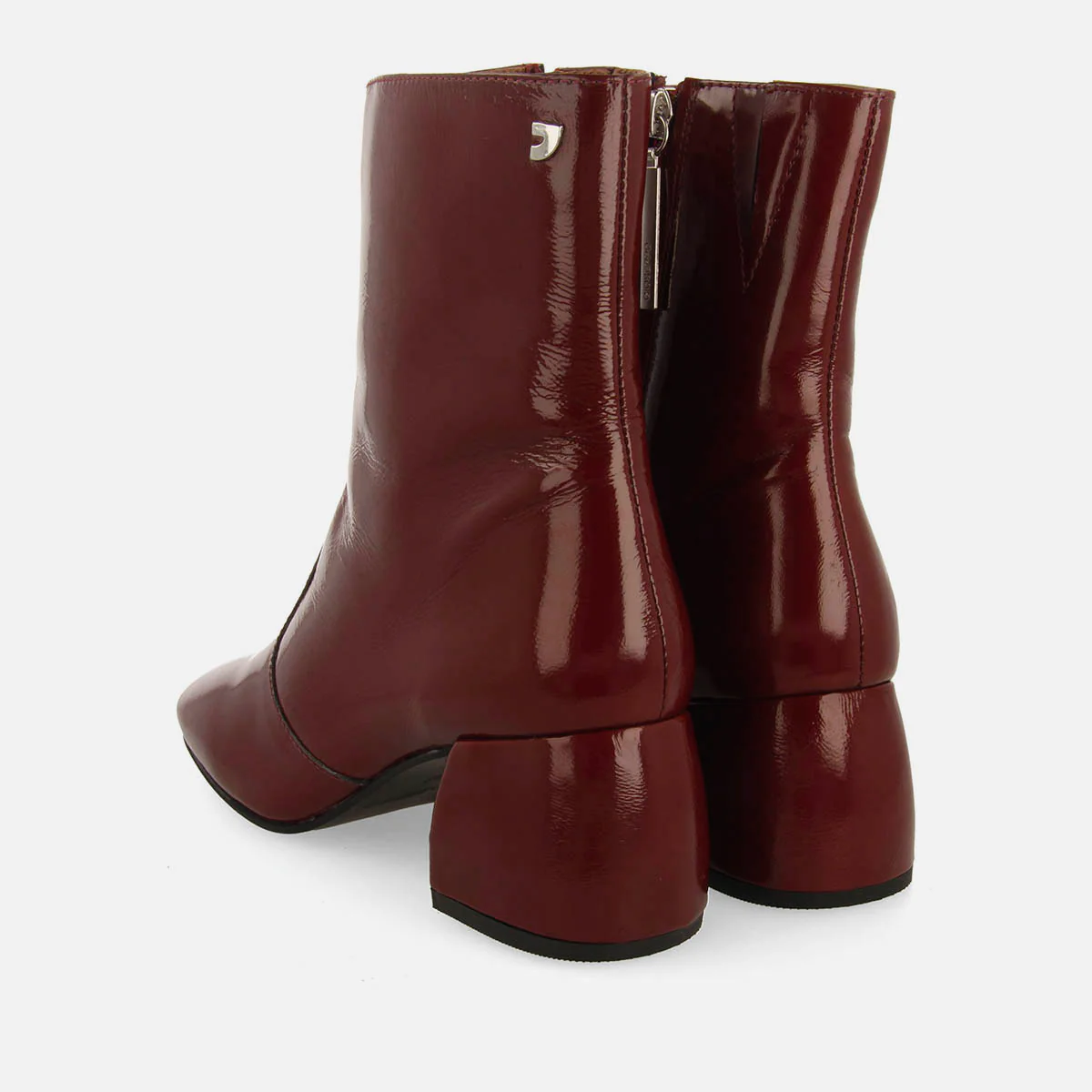PATENT LEATHER ANKLE BOOTS WITH HEEL DUDINCE - Image 4