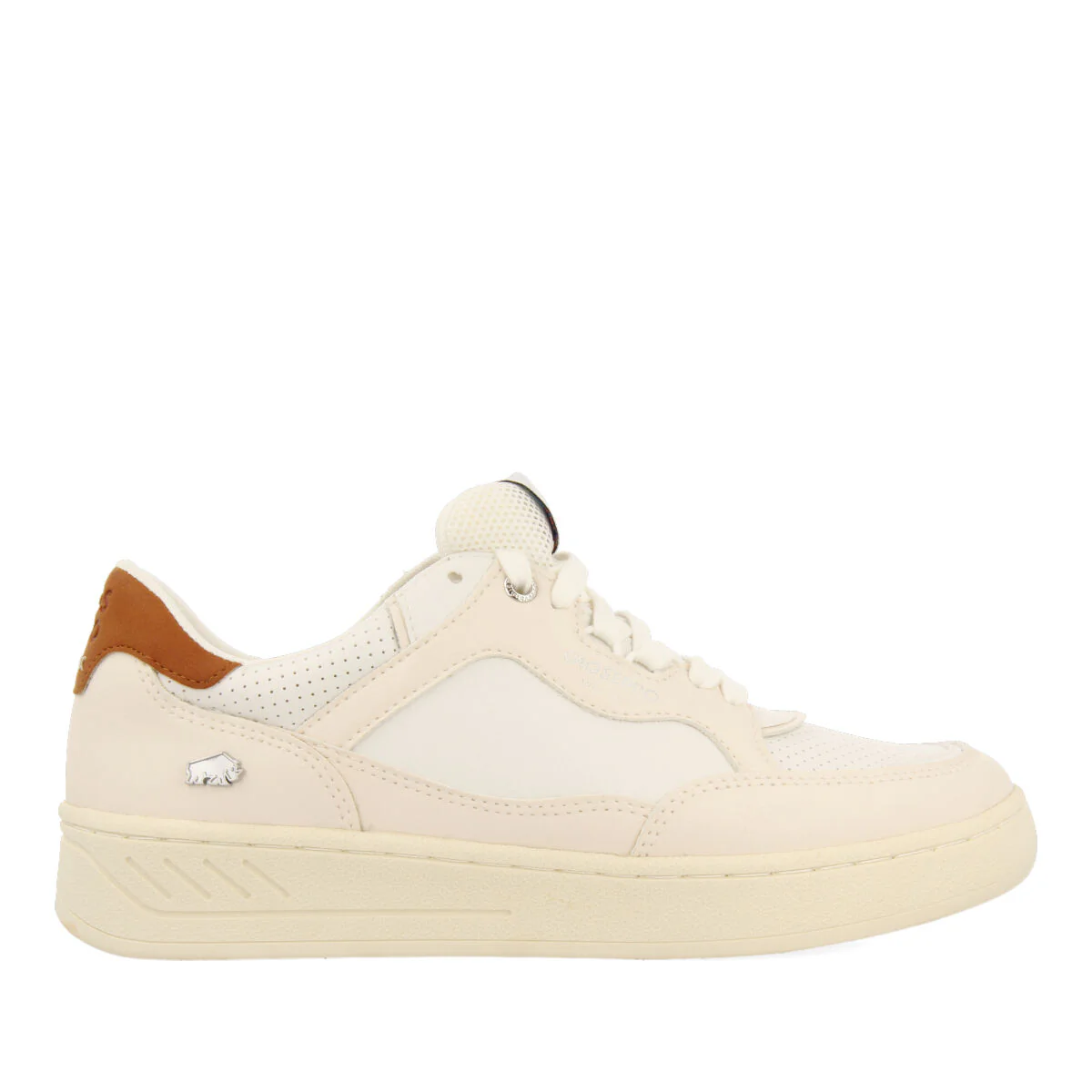 Paudorf men's cream retro sneakers
