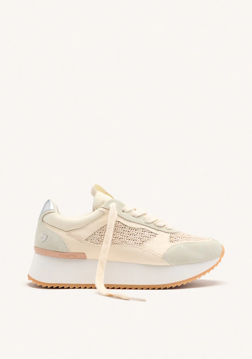 PLATFORM LEATHER SNEAKERS GLOVER