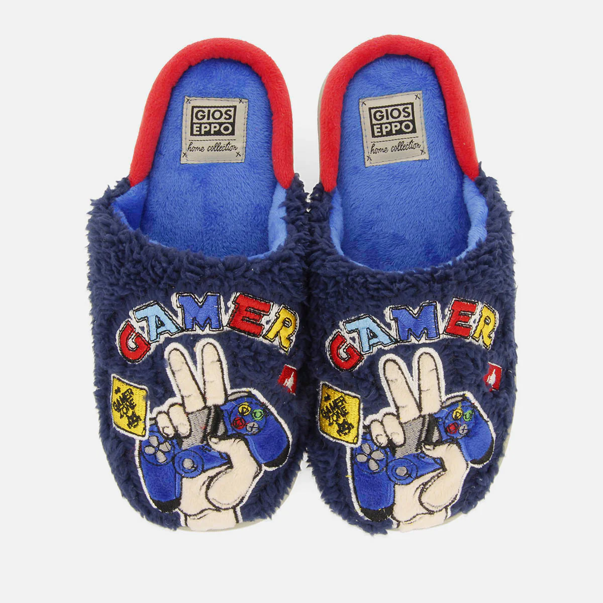 PLUSH PRINTED GAMER ORWELL SLIPPERS - Image 4