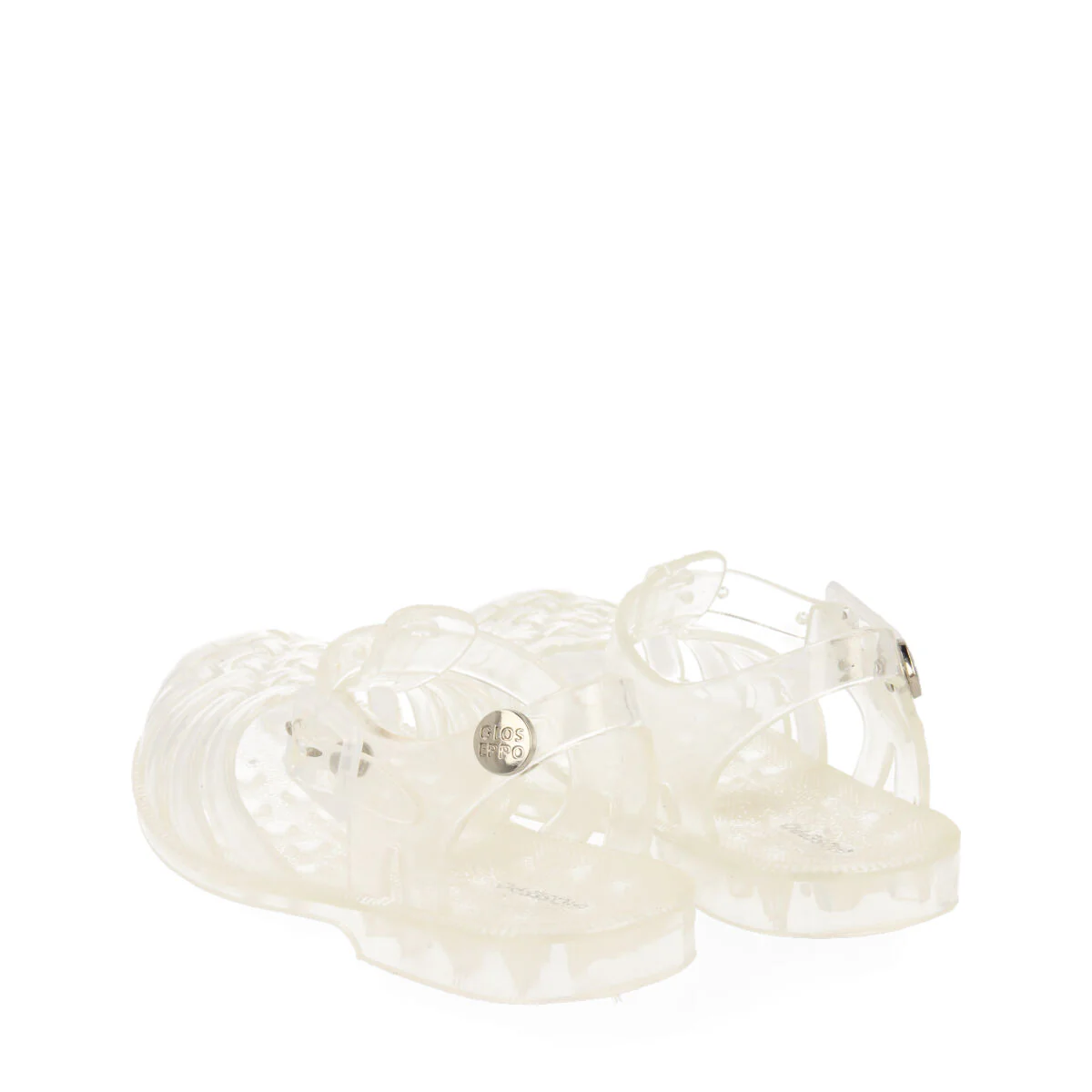Pompeu girls clear retro strappy sandals - Image 4
