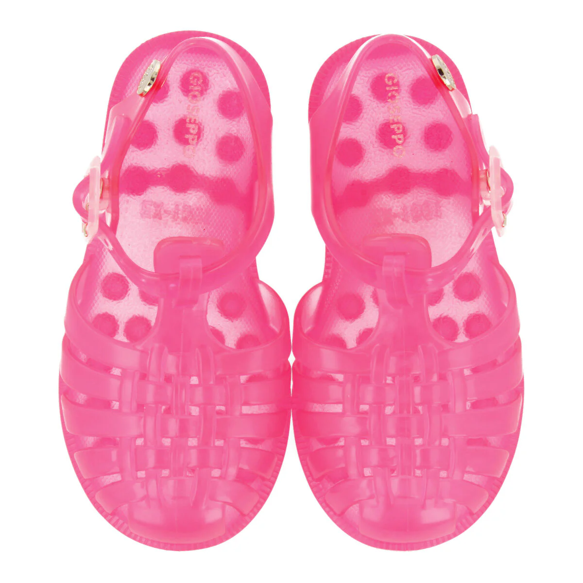 Pompeu girls fuchsia retro strappy sandals - Image 3