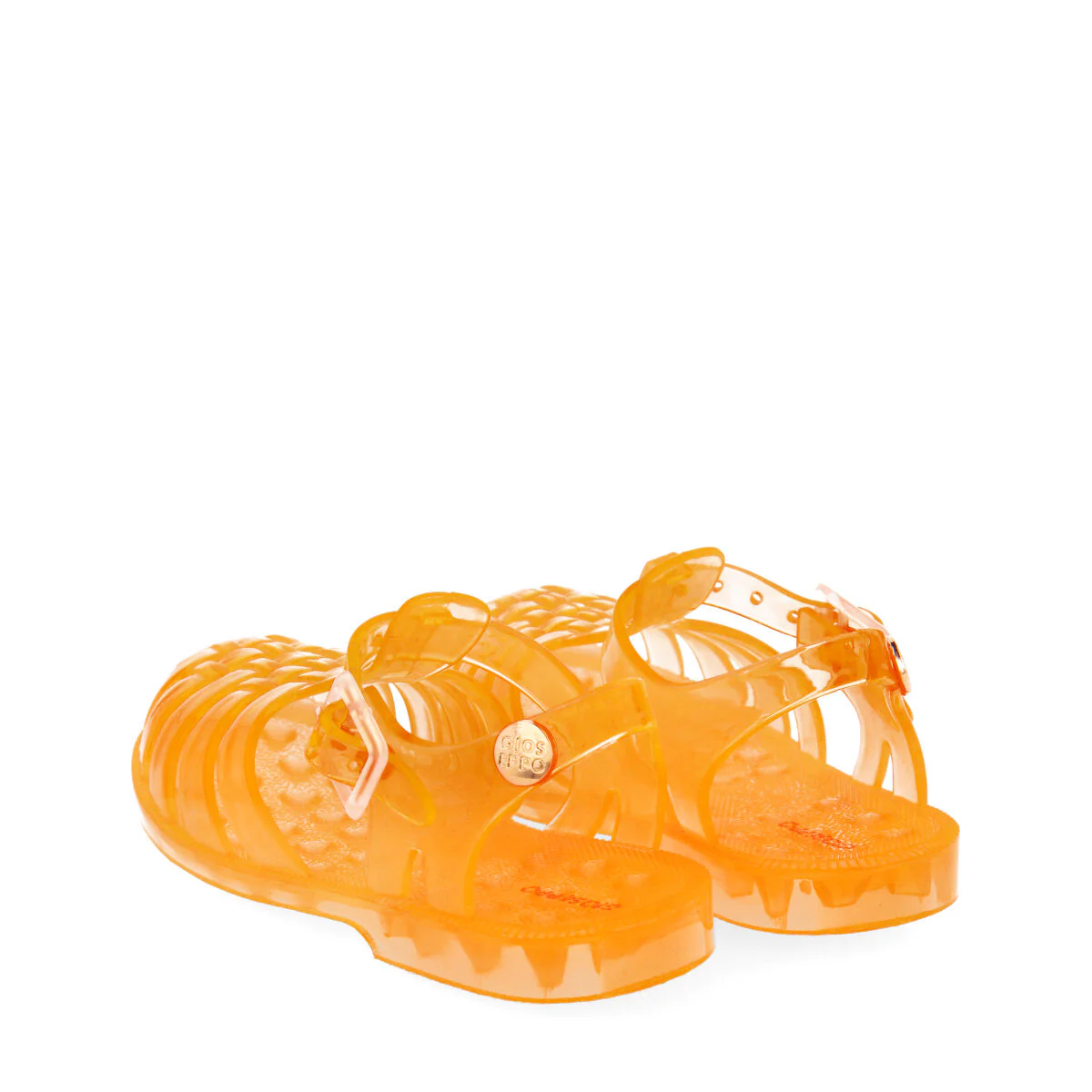 Pompeu girls orange retro strappy sandals - Image 4