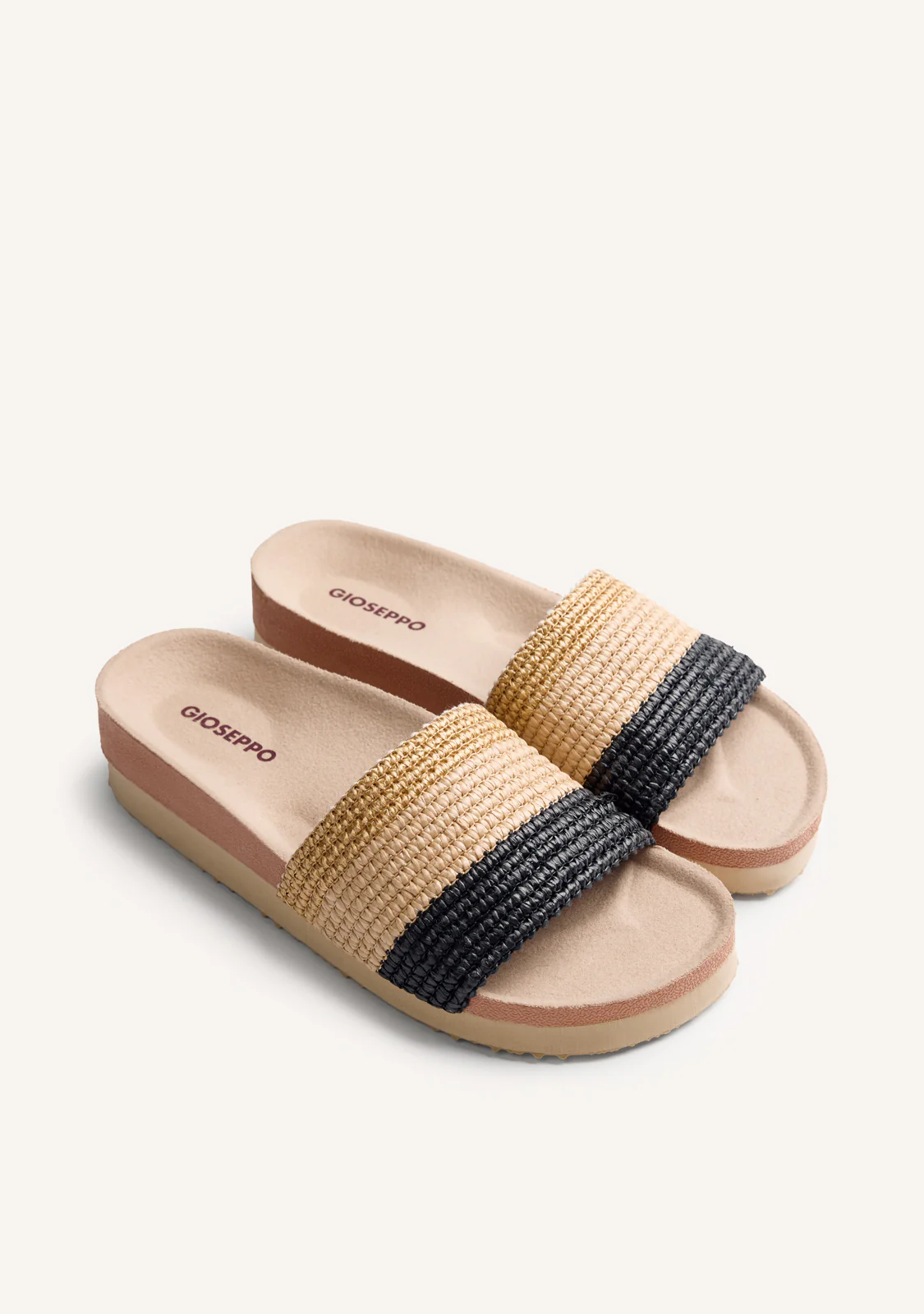 RAFFIA BIO WEDGE SANDALS KASANGA - Image 2