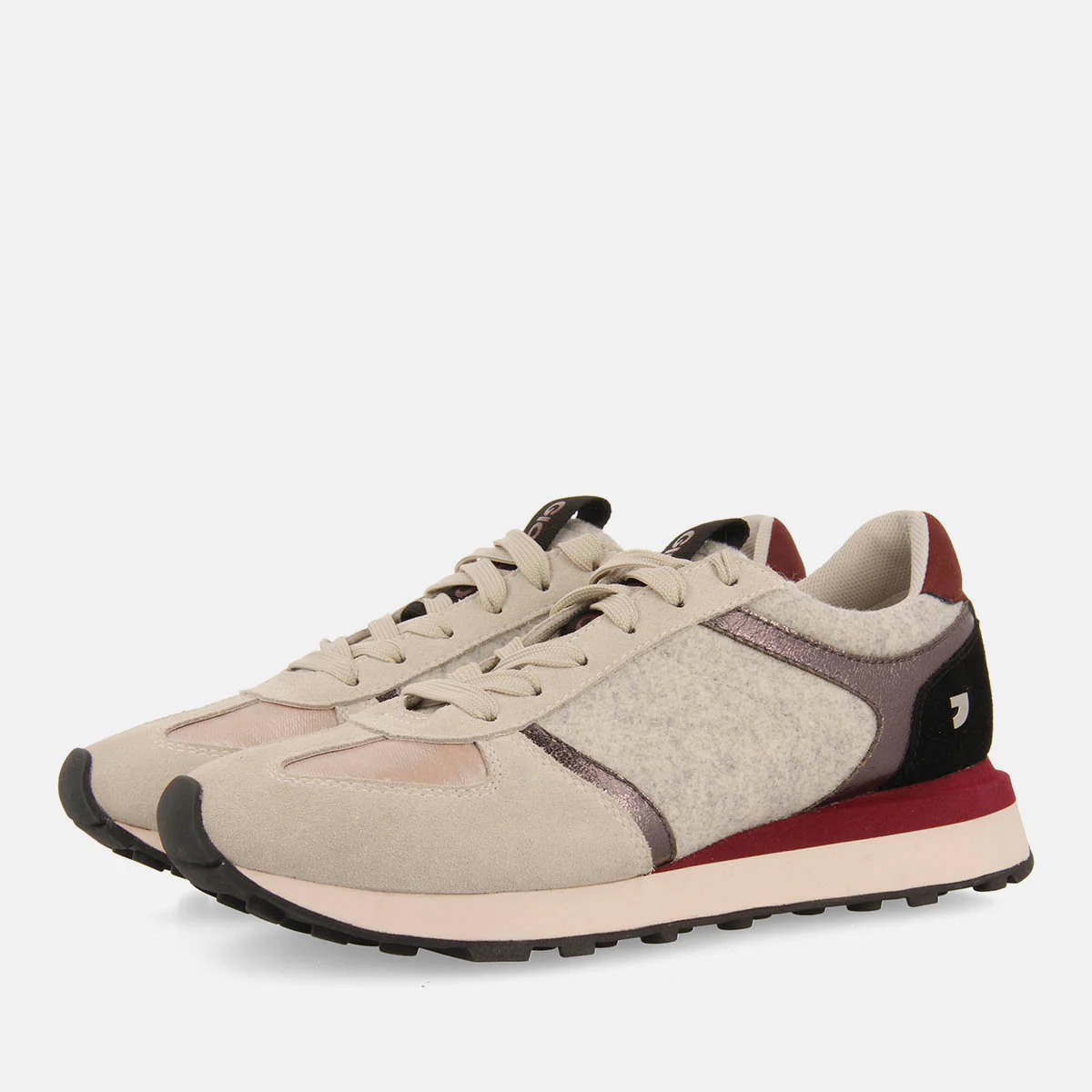 RETRO STYLE FELT SNEAKERS RYE - Image 3