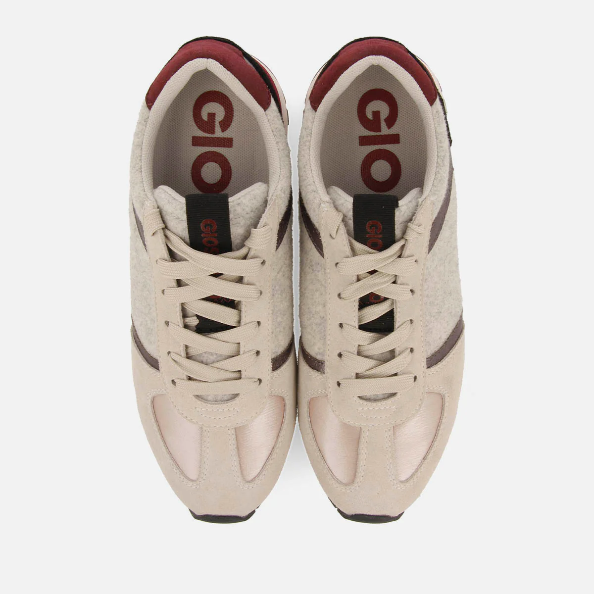 RETRO STYLE FELT SNEAKERS RYE - Image 4