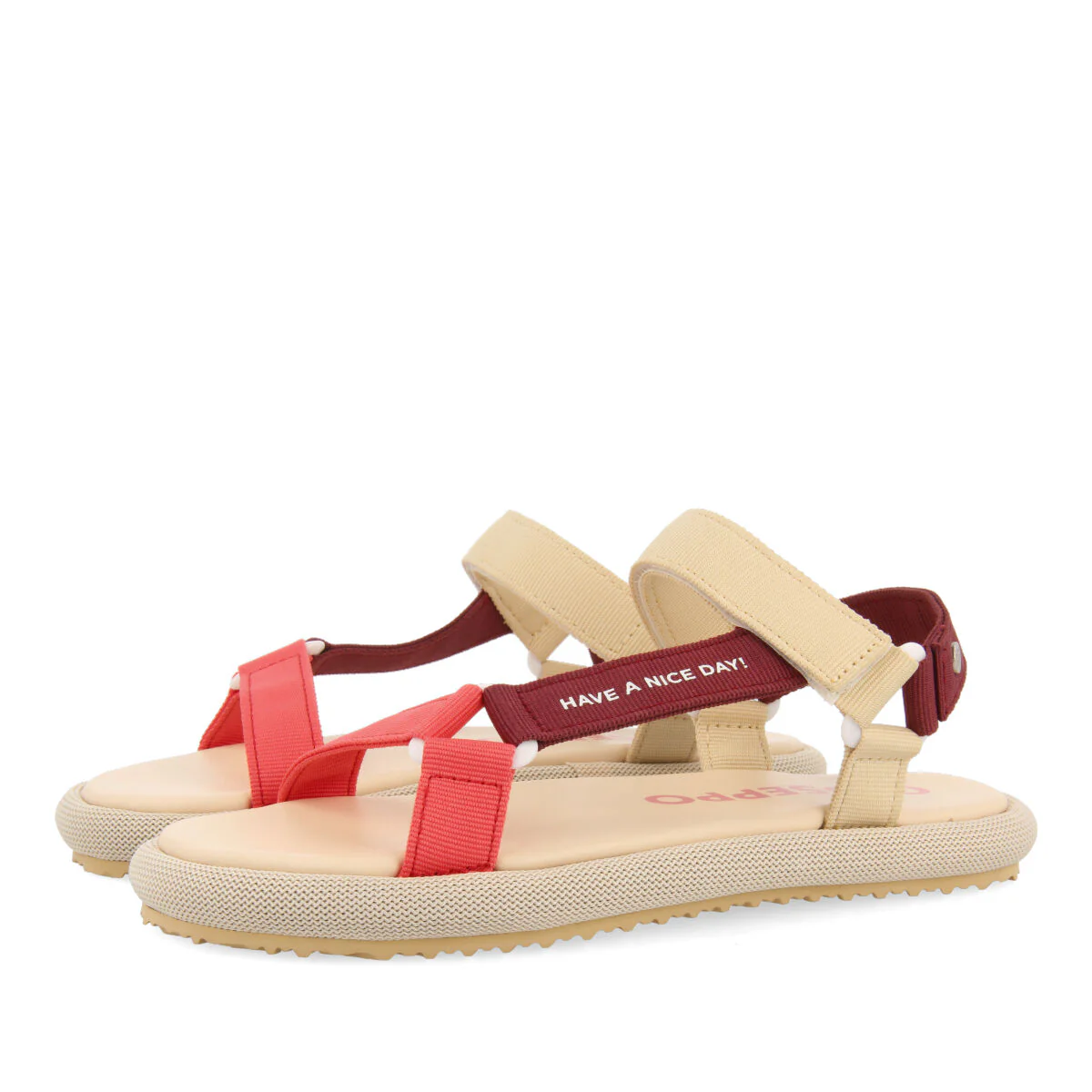 Rugny women's multicoloured sandals with straps and adjustable fastening - Image 2