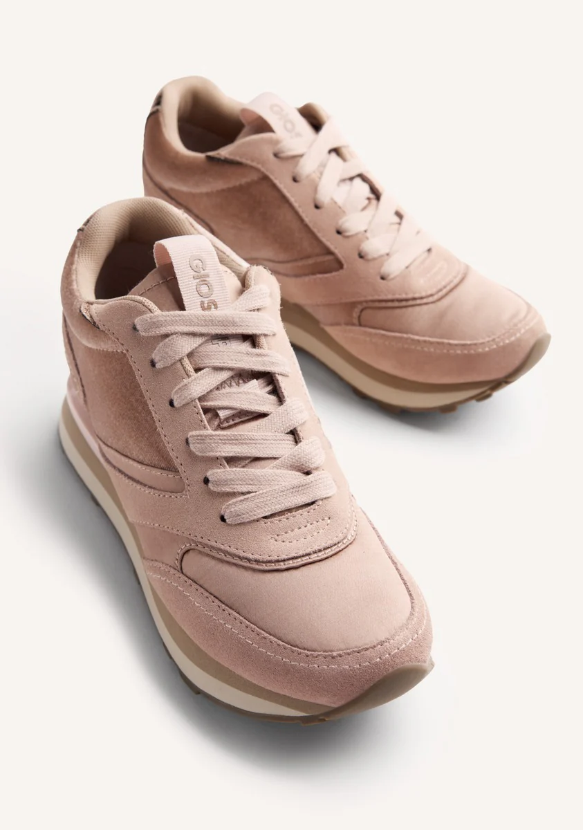 SATIN LEATHER WEDGE SNEAKERS LANDFALL - Image 3
