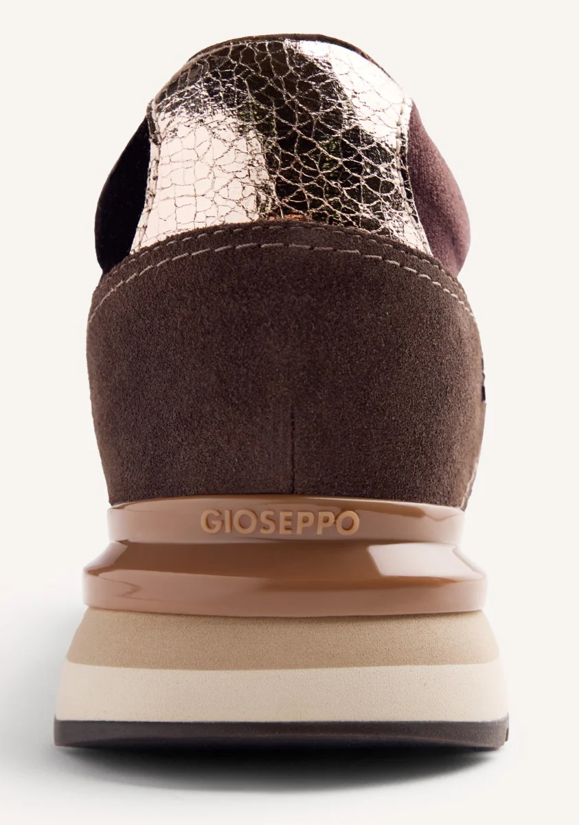 SATIN LEATHER WEDGE SNEAKERS LANDFALL - Image 4