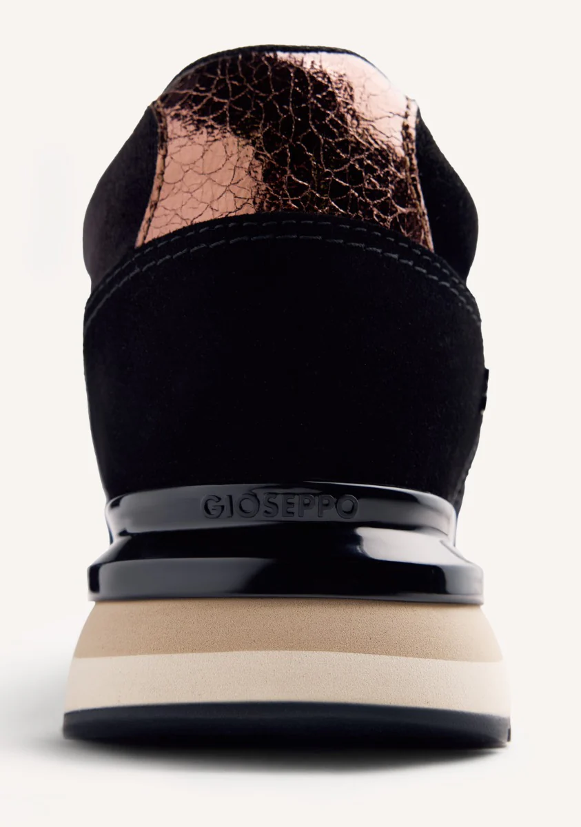 SATIN LEATHER WEDGE SNEAKERS LANDFALL - Image 4