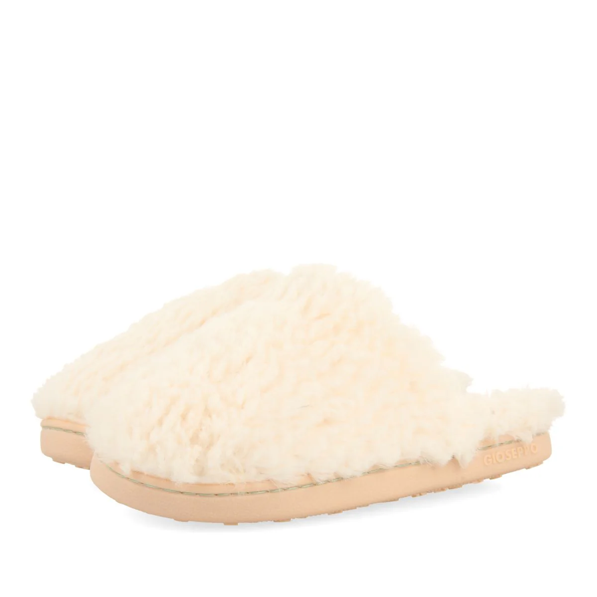 Senja children's white backless slippers - Image 3