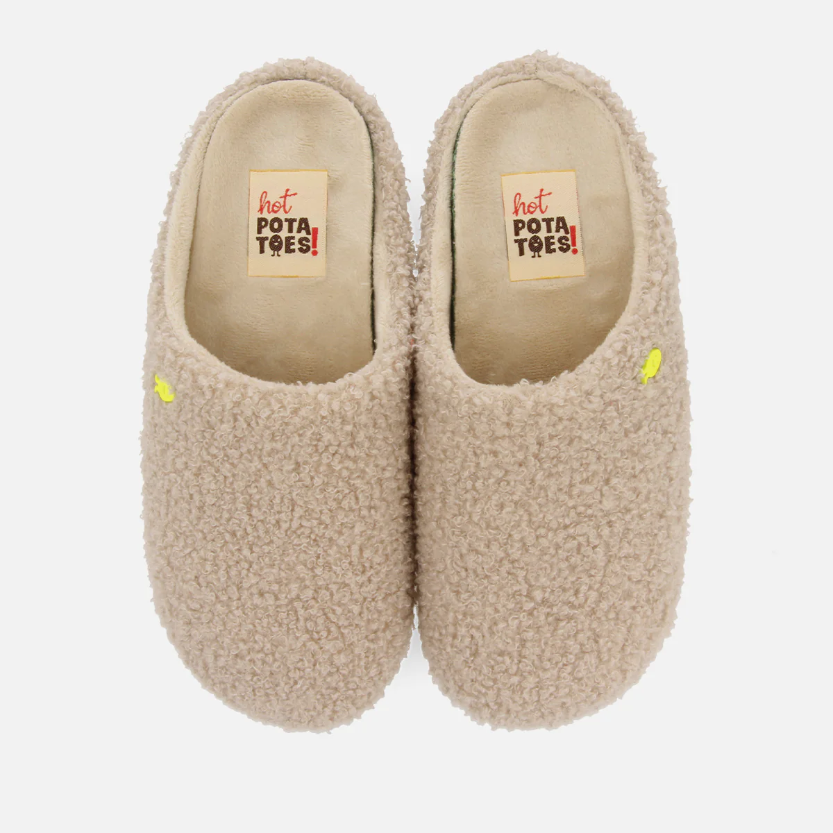 SHEEPSKIN FUR-LINED SLIPPERS