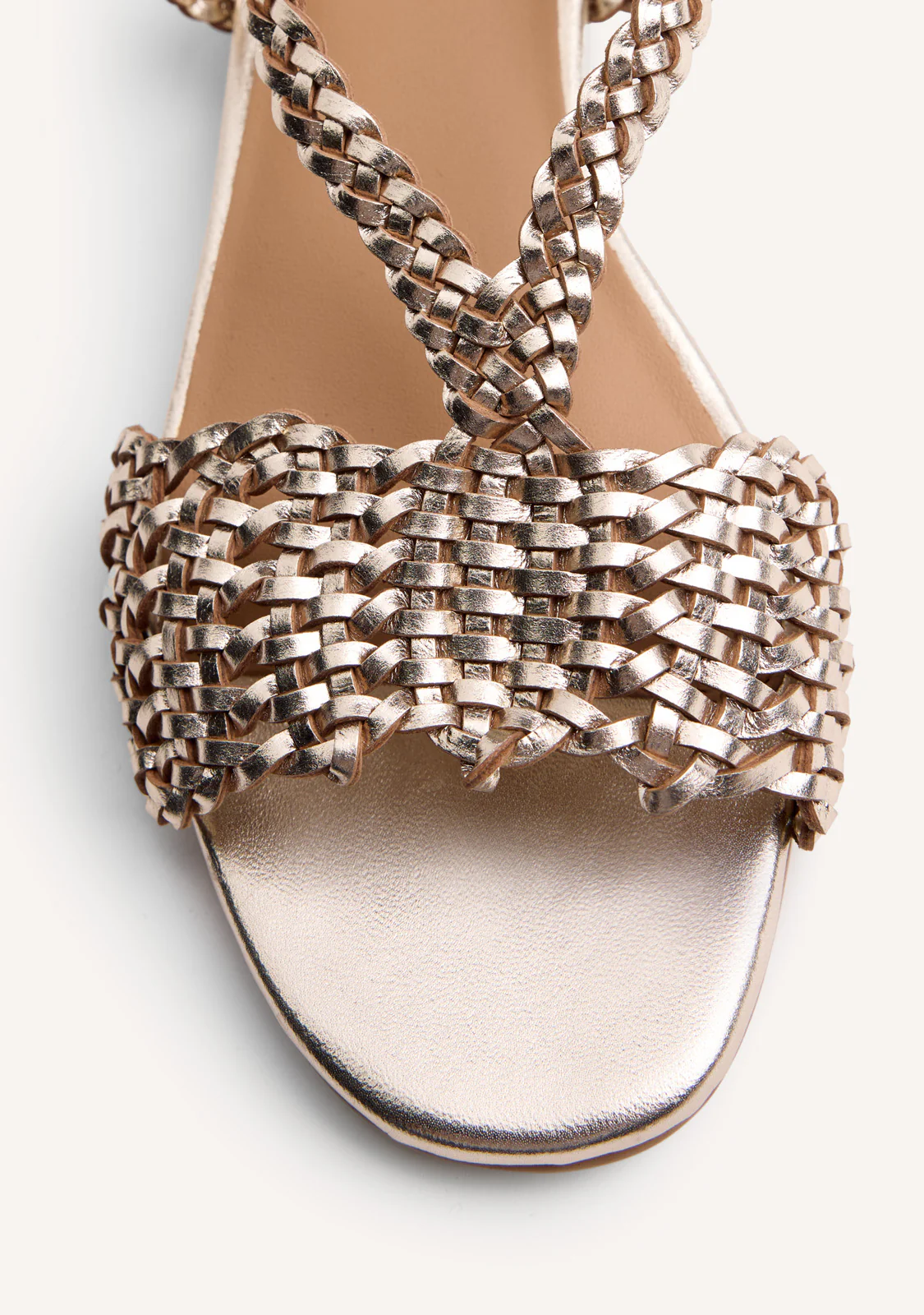 BRAIDED LEATHER SANDALS KITUNDA - Image 3