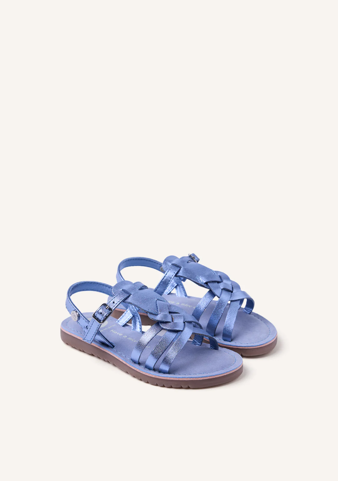 SHINY LEATHER SANDALS BEARSDEN - Image 2