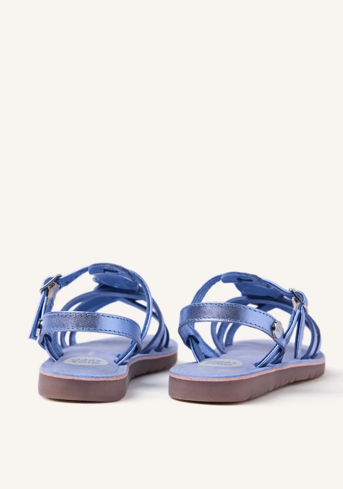 SHINY LEATHER SANDALS BEARSDEN - Image 4