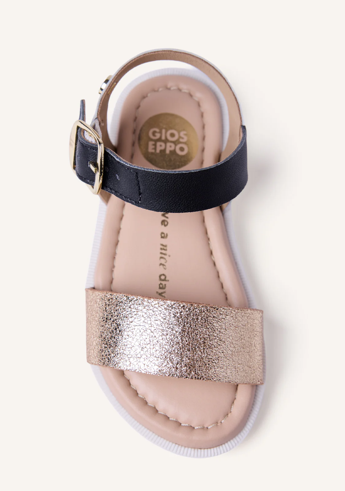 SHINY LEATHER SANDALS ONGATA - Image 3