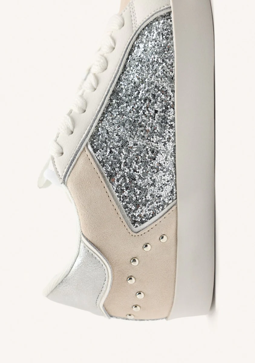 SHINY LEATHER WEDGE SNEAKERS EPSOM - Image 3