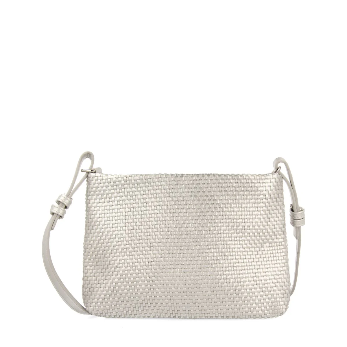 SILVER CROSSBODY BAG WITH MORVAH BRAIDING - Image 4