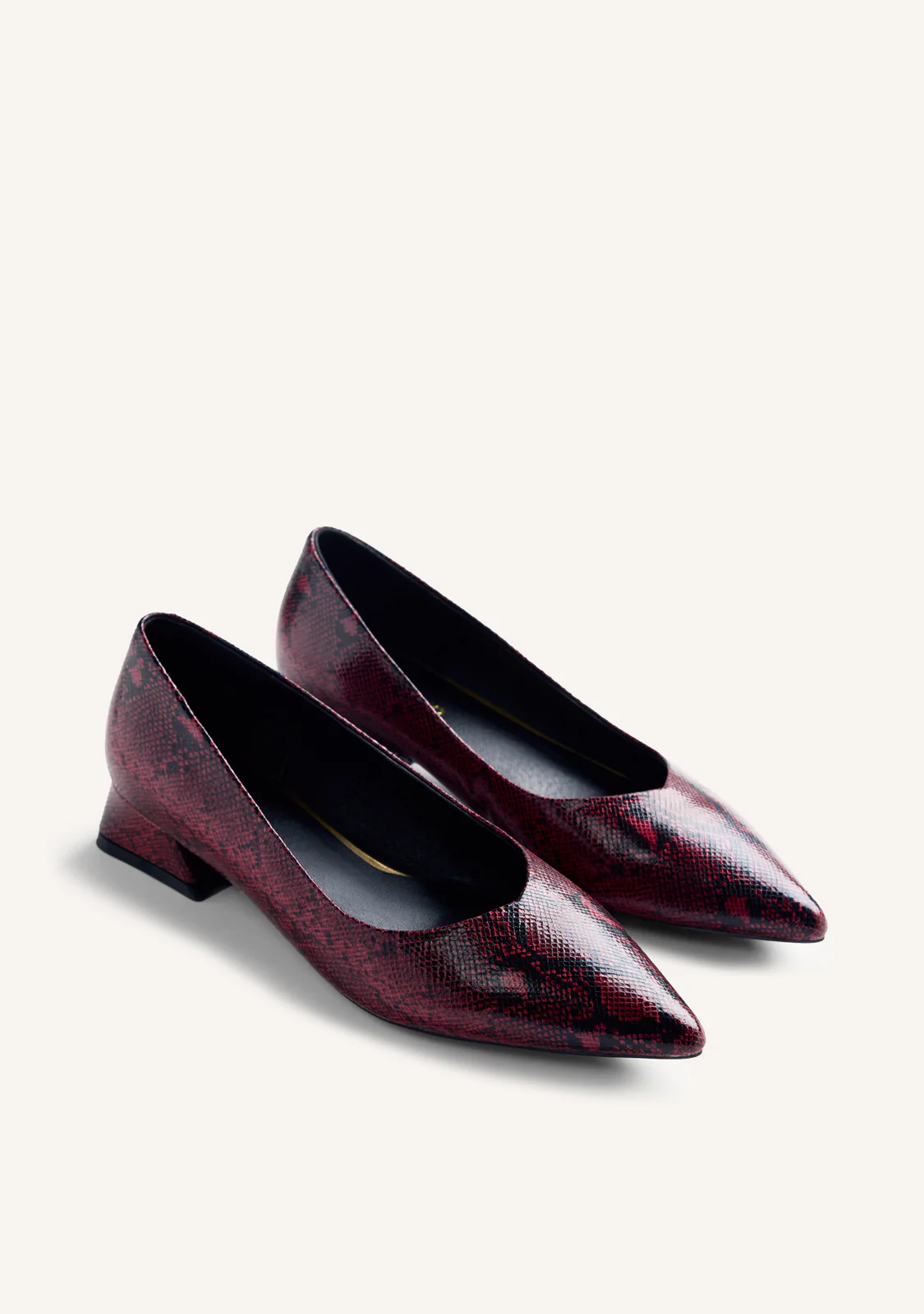 SNAKE EFFECT HEELED SHOES MESICK - Image 2