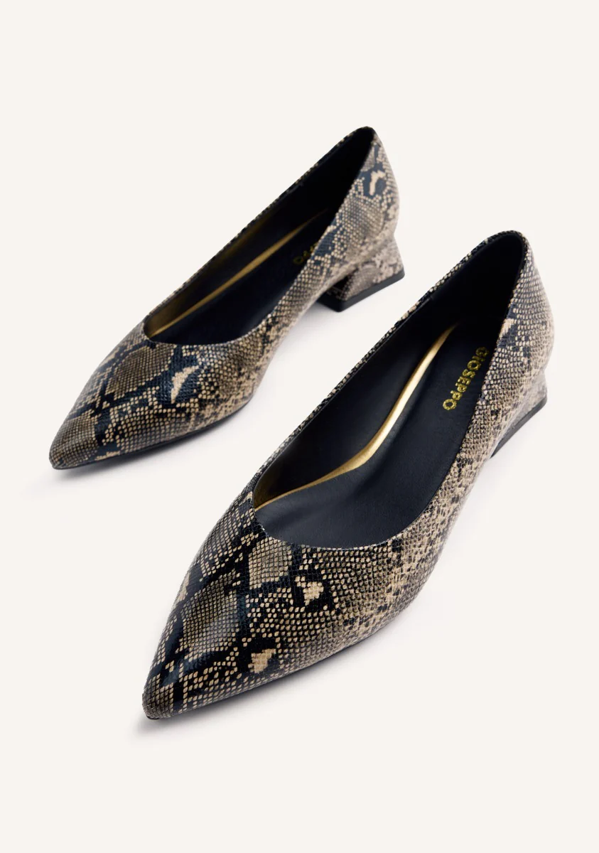 SNAKE EFFECT HEELED SHOES MESICK - Image 3