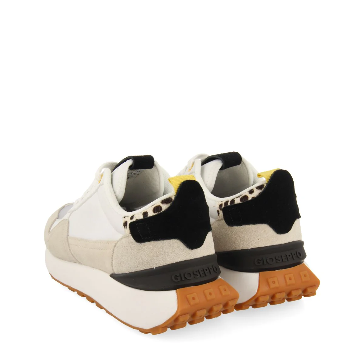 SNEAKERS OFF-WHITE WITH ANIMAL PRINT DETAIL FOR WOMEN KERBY - Image 4
