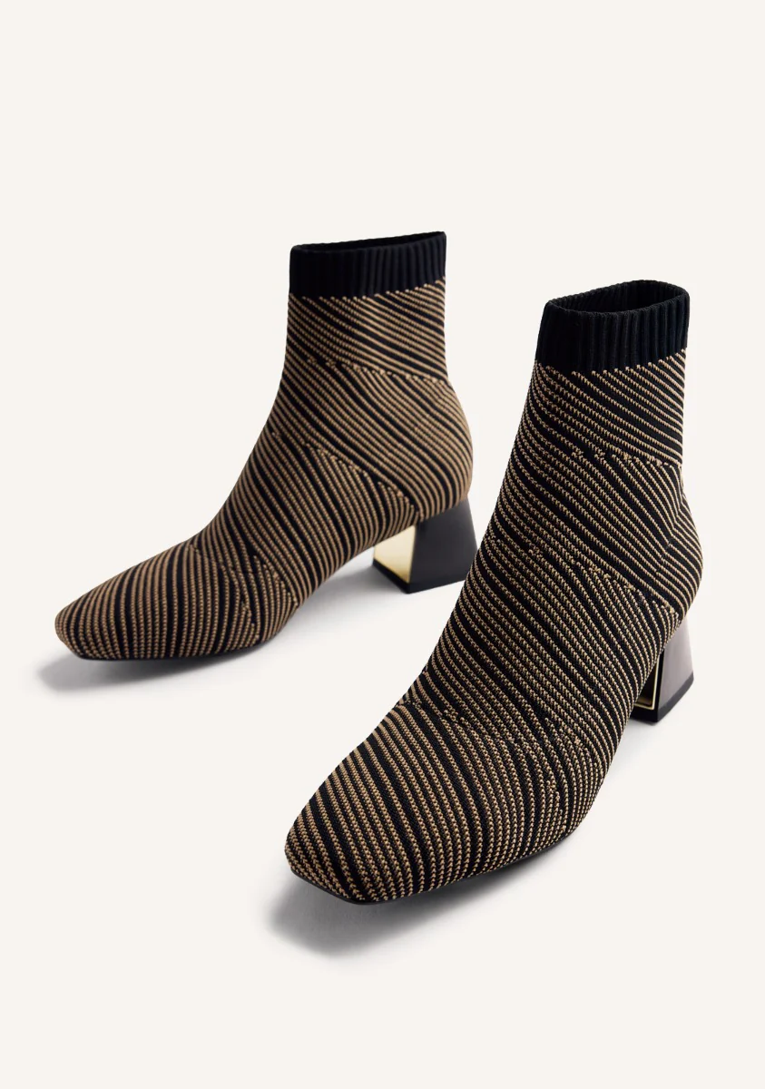 STRIPED ELASTIC ANKLE BOOTS SNOVER - Image 3