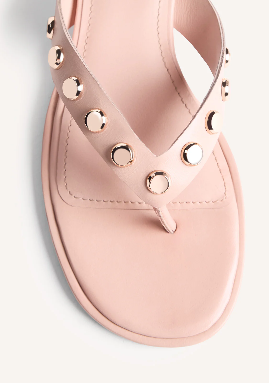 STUDDED LEATHER HEELED SANDALS SOKOTO - Image 3