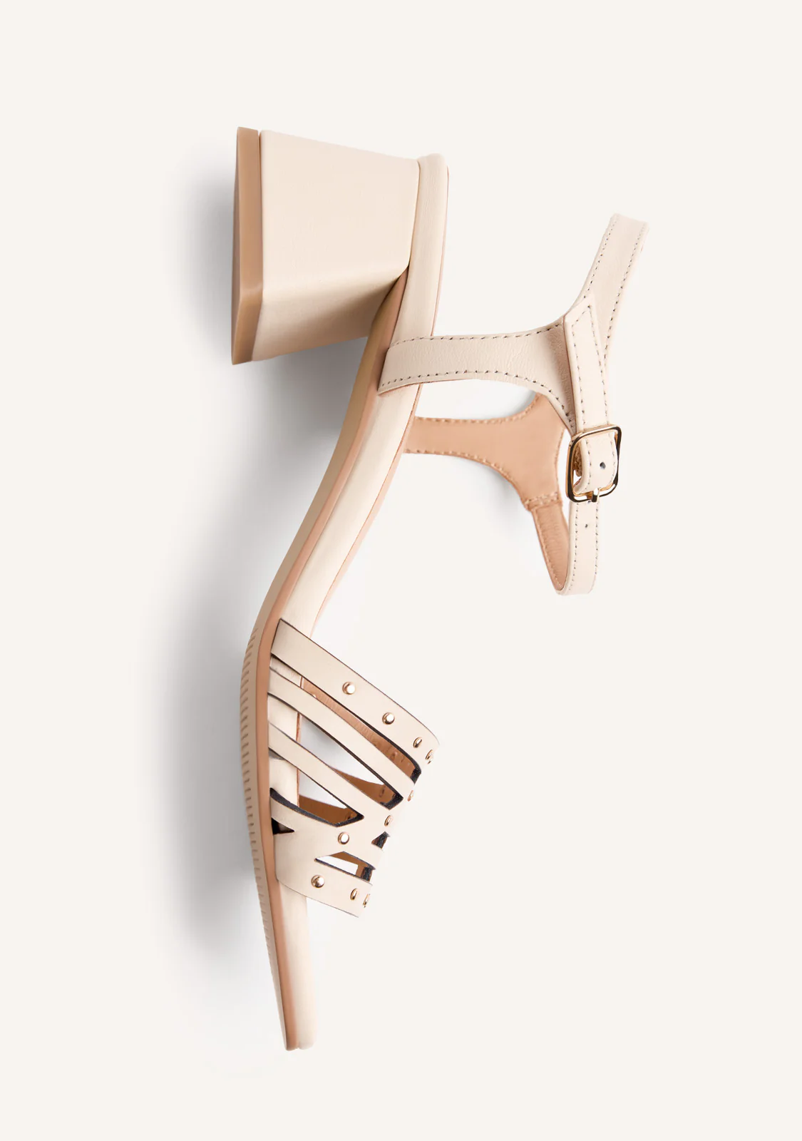 STUDDED LEATHER SANDALS BAIS - Image 4