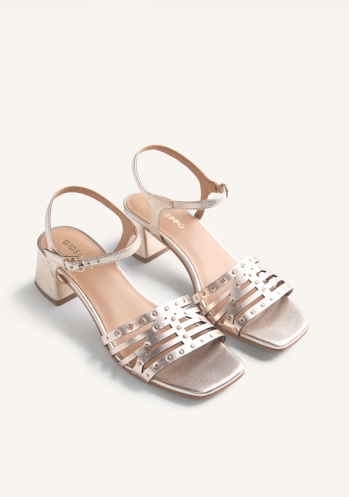 STUDDED LEATHER SANDALS BAIS - Image 2