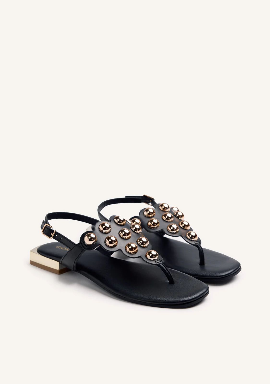 STUDDED LEATHER SANDALS KADUNA - Image 2