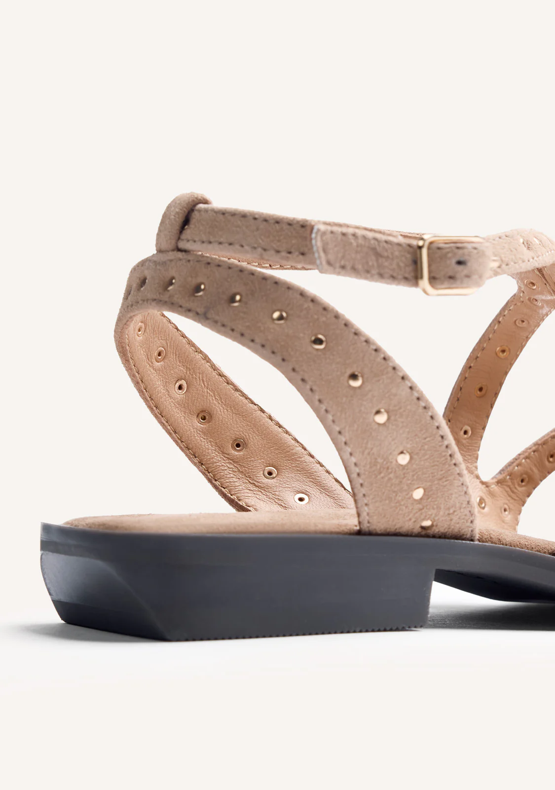 STUDDED LEATHER SANDALS URBANK - Image 4