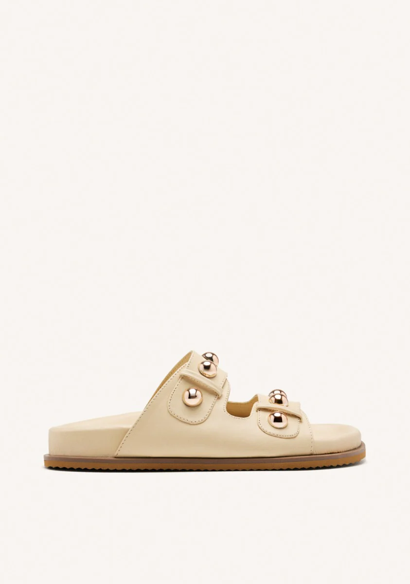 STUDDED LEATHER SANDALS WRENTHAM