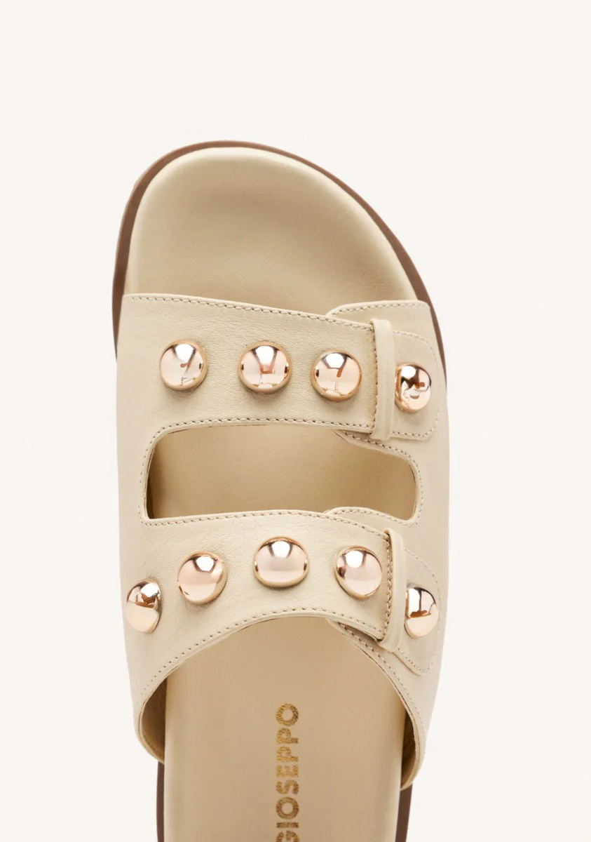 STUDDED LEATHER SANDALS WRENTHAM - Image 3