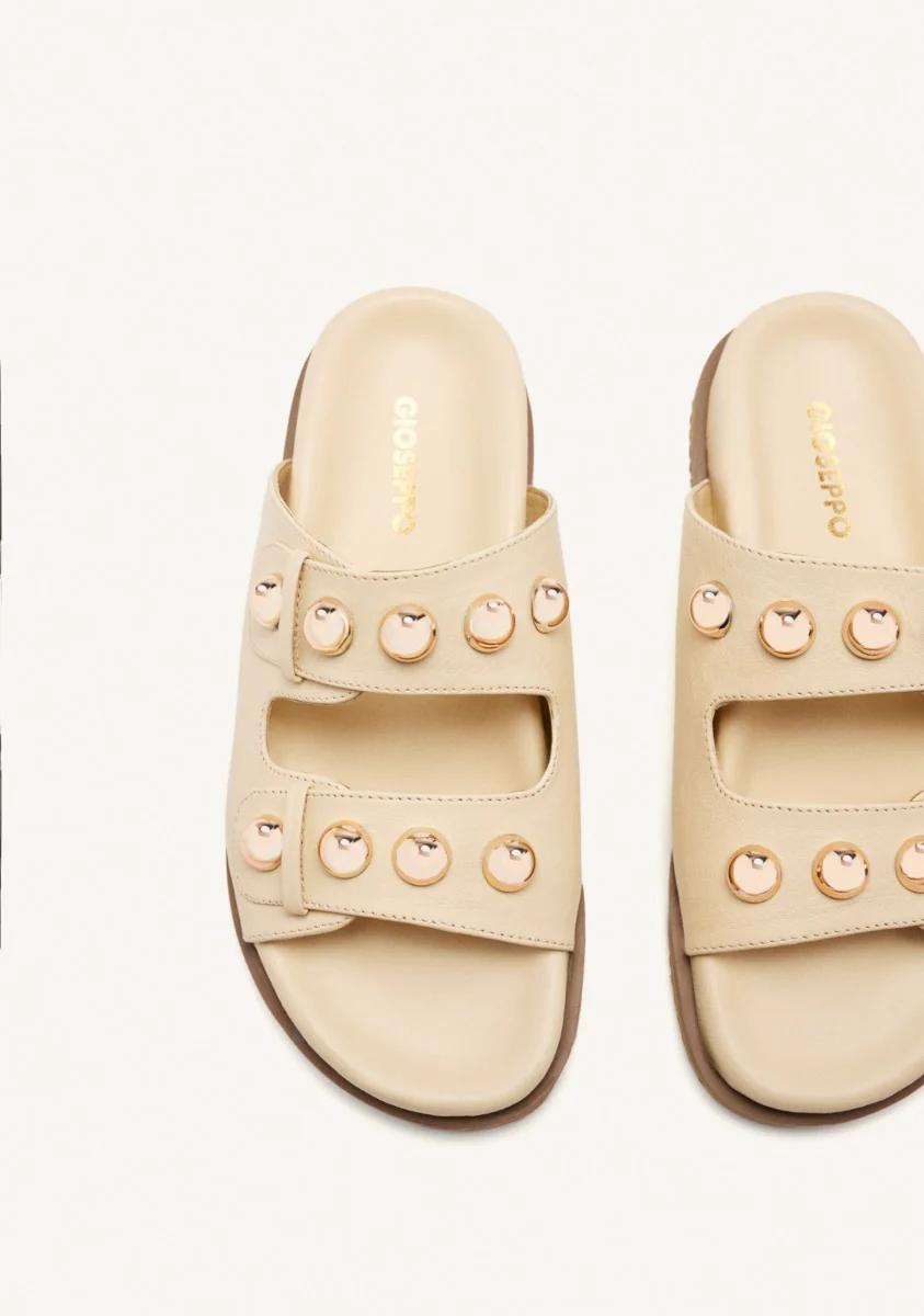 STUDDED LEATHER SANDALS WRENTHAM - Image 4