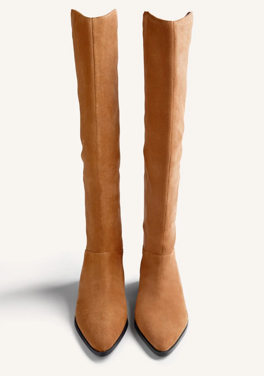 SUEDE LEATHER HIGH BOOTS FOSTORIA - Image 3