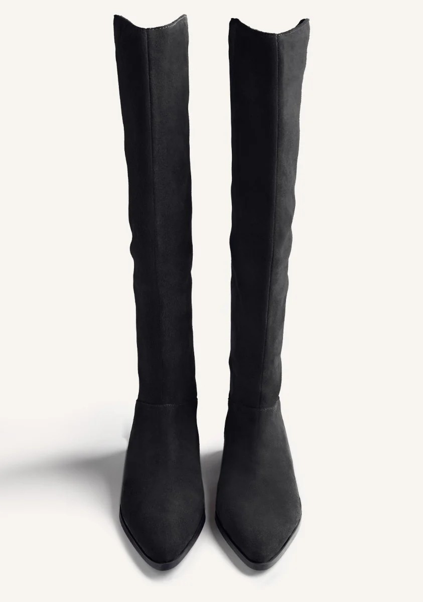 SUEDE LEATHER HIGH BOOTS FOSTORIA - Image 3