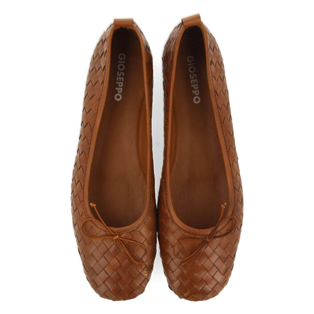 Thisted women's tan braided leather ballet flats - Image 3